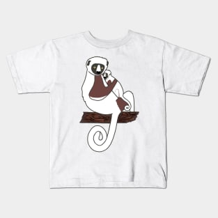 Gisela and Baby Furia - Coquerel's Sifaka Kids T-Shirt